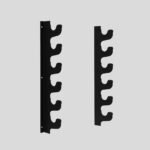SOPORTE VERTICAL PARED PARA 6 BARRAS GOTON - GT2039-6